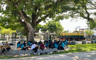 Jelajah Sejarah di Vredeburg, Murid MAN IC Bangka Tengah Serap Nilai Perjuangan Bangsa