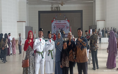Dua Murid MAN Insan Cendekia Bangka Tengah Dikukuhkan sebagai Paskibraka Kabupaten Bangka Tengah 2026