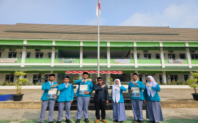 Estafet Kepemimpinan Siswa, MAN IC Bangka Tengah Lantik Pengurus MPS, OSIM, dan OSMIC Periode 2026/2027