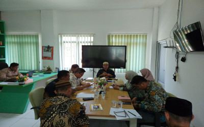 Rapat Koordinasi Digelar di Ruang Kamad, Bahas Optimalisasi Dana DIPA MAN Insan Cendekia Bangka Tengah