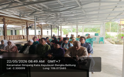 MAN IC Bangka Tengah Hadiri Rapat Koordinasi Persiapan HUT RI Tahun 2026 di Kecamatan Simpang Katis