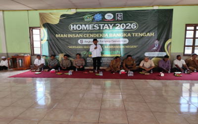 Pembukaan Program Homestay Kelas XI MAN Insan Cendekia Bangka Tengah di Pinang Sebatang
