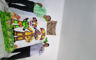 KREATIVITAS TANPA BATAS! Kolaborasi OSIM dan Amir Ali Sukses Percantik Dekorasi Ganbatte 2025 di PPT MAN IC Bangka Tengah