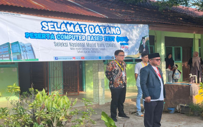 Kepala MAN Insan Cendekia Bangka Tengah Buka Langsung CBT SNMB 2026 di Tilok 2 MTsN 1 Manggar